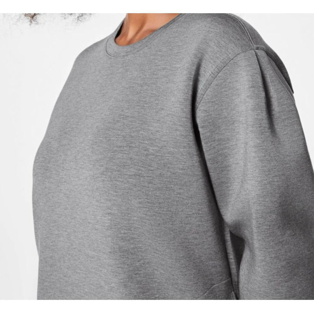 Spanx Air Essentials Dress Mid Grey Long Sleeve Size Small NEW - Picture 2 of 7